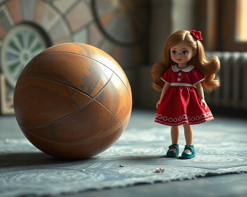 ball, doll