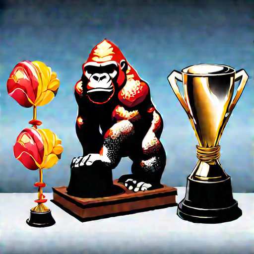 ball, waffle, rope, trophy, tornado, gorilla, flower, tent, billboard