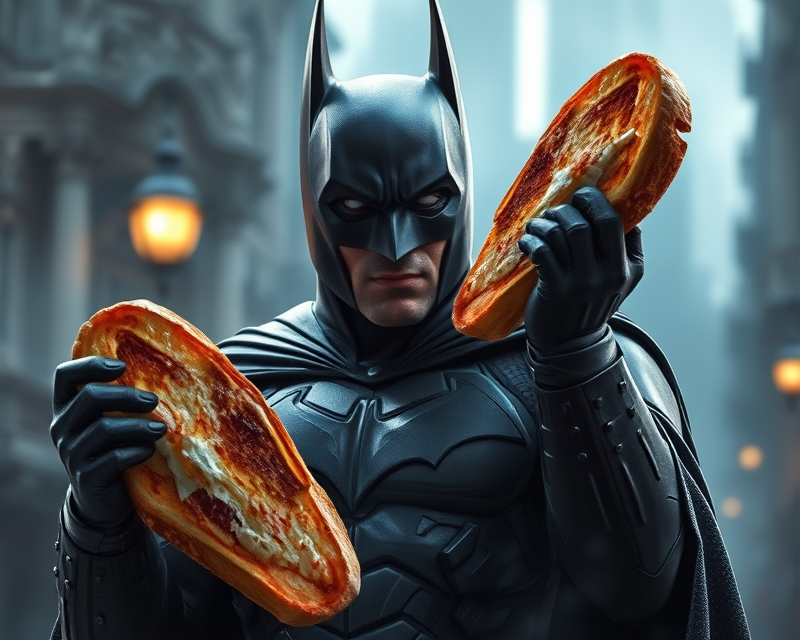 batman, toast