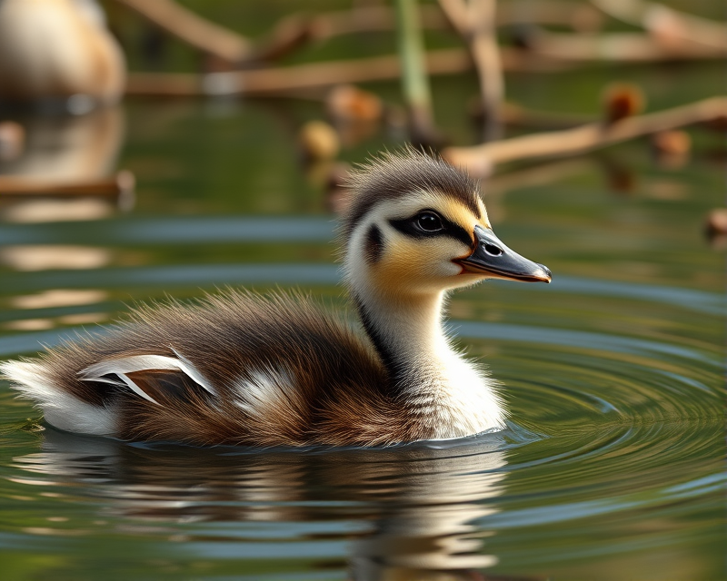 bear, duckling