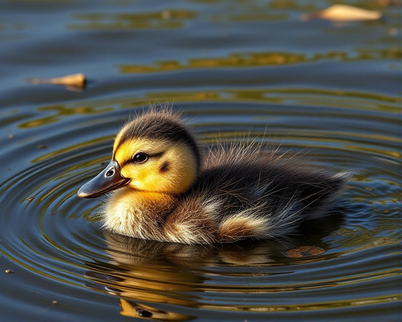 bear, duckling