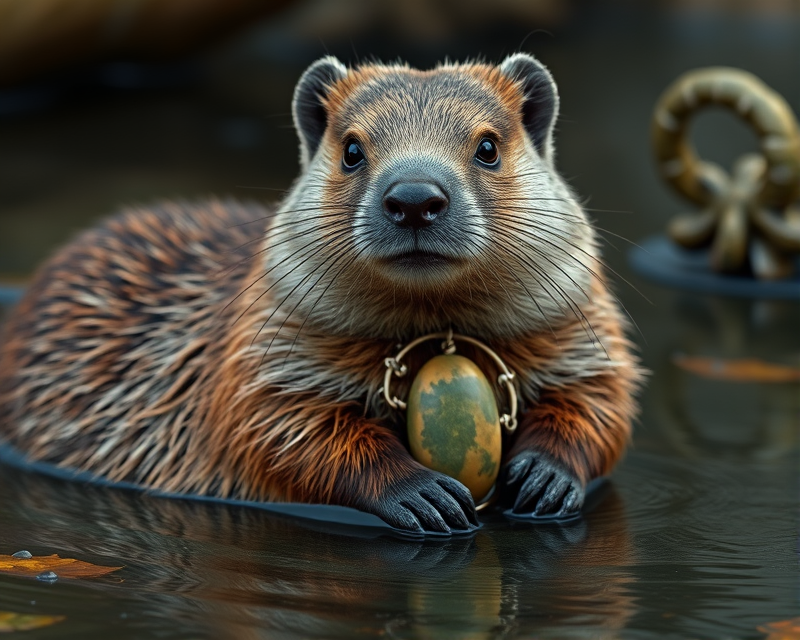 beaver, bracelet