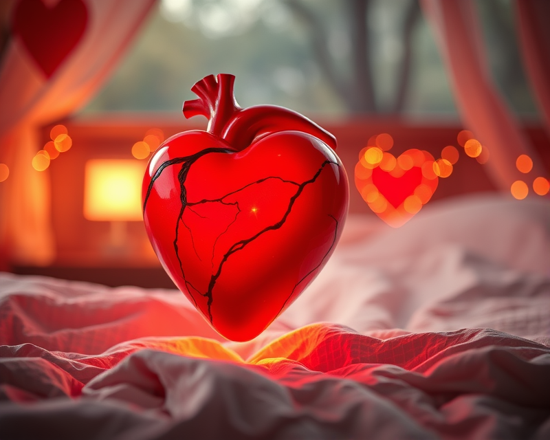 bed, heart