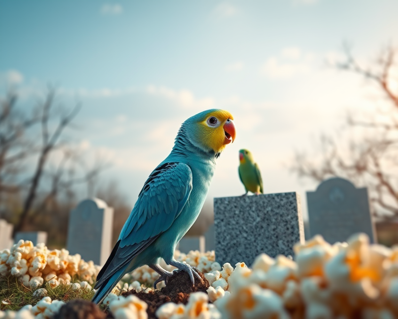 blue, parakeet, popcorn, tombstone, parrot