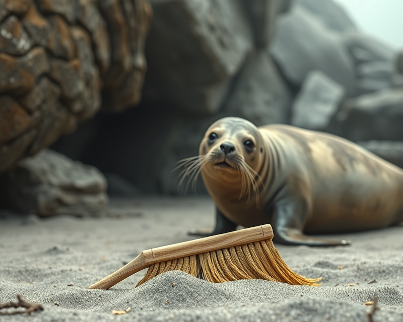 broom, seal