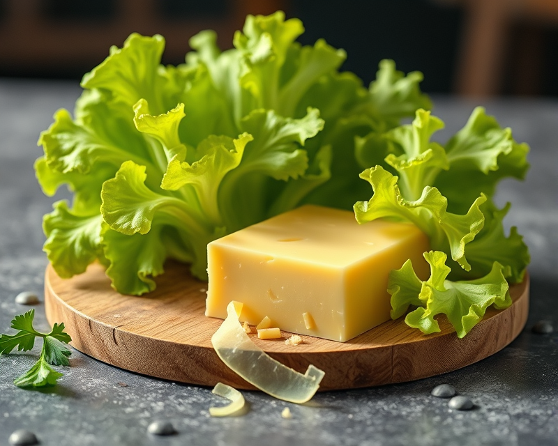 cheese, lettuce