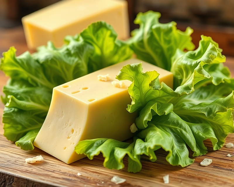 cheese, lettuce