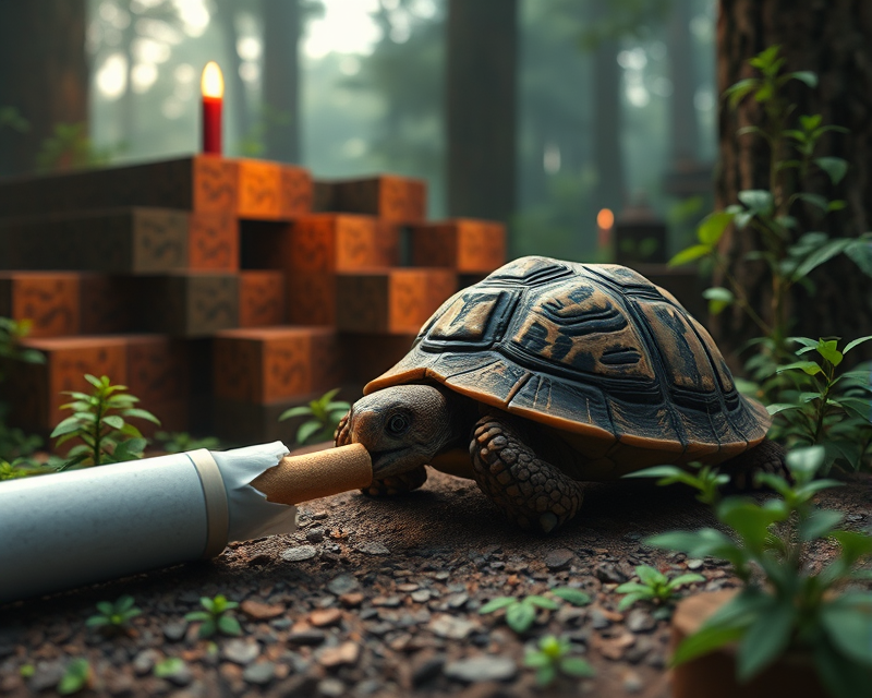 cigarette, minecraft, wood, tortoise, owl