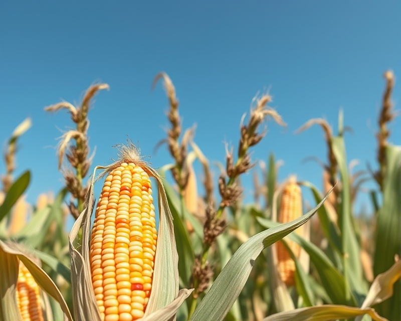 corn, blue