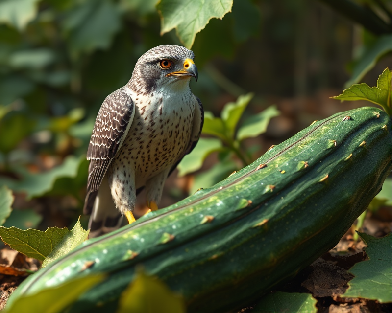 falcon, cucumber