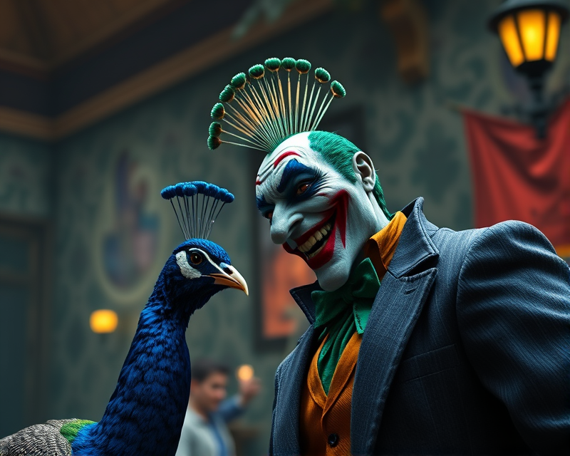 joker, peacock