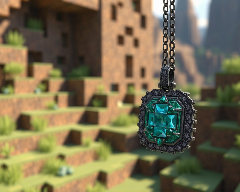 minecraft, necklace