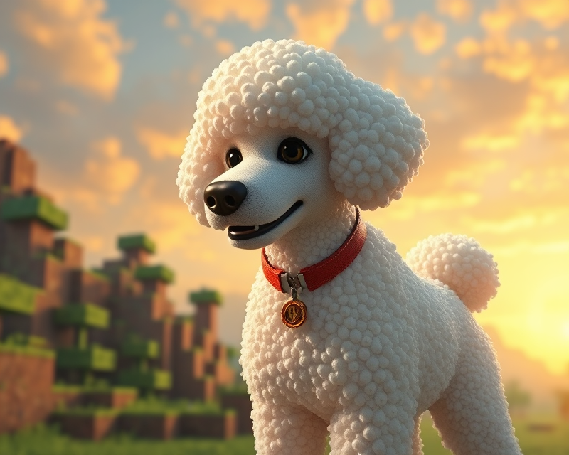 minecraft, poodle