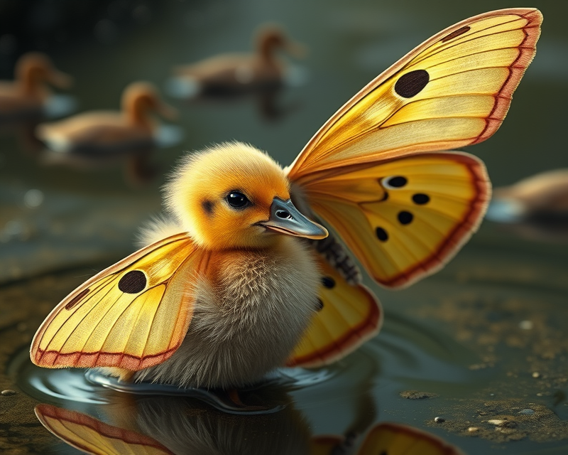 moth, duckling