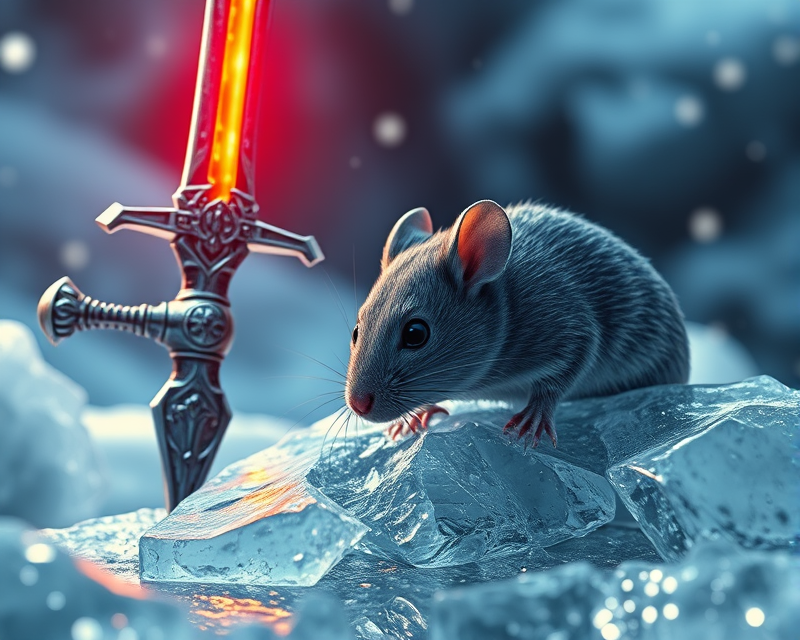 mouse, ice, sword