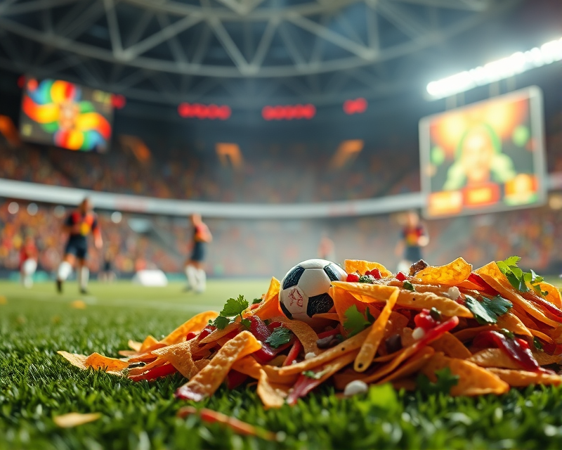 nachos, soccer