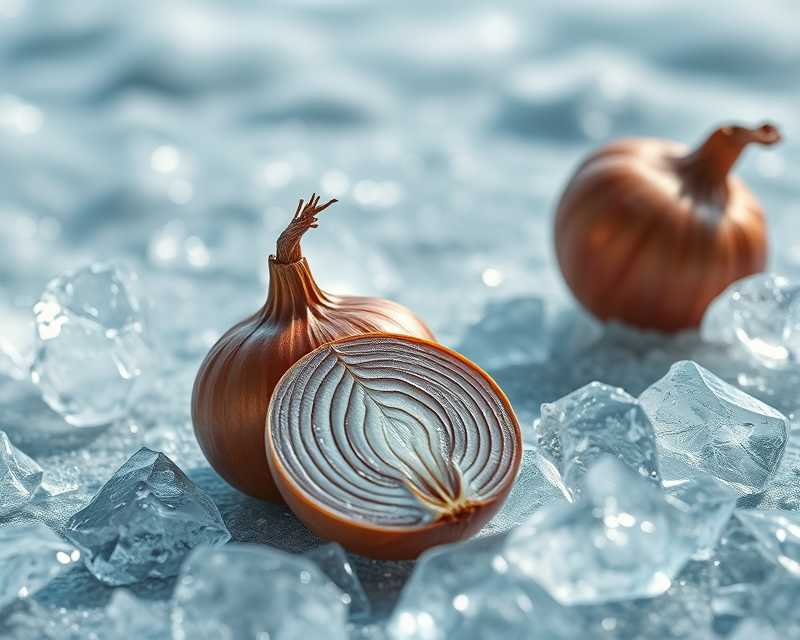 onion, ice