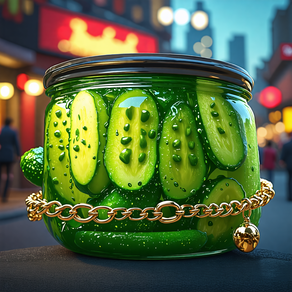 pickle, billboard, bracelet