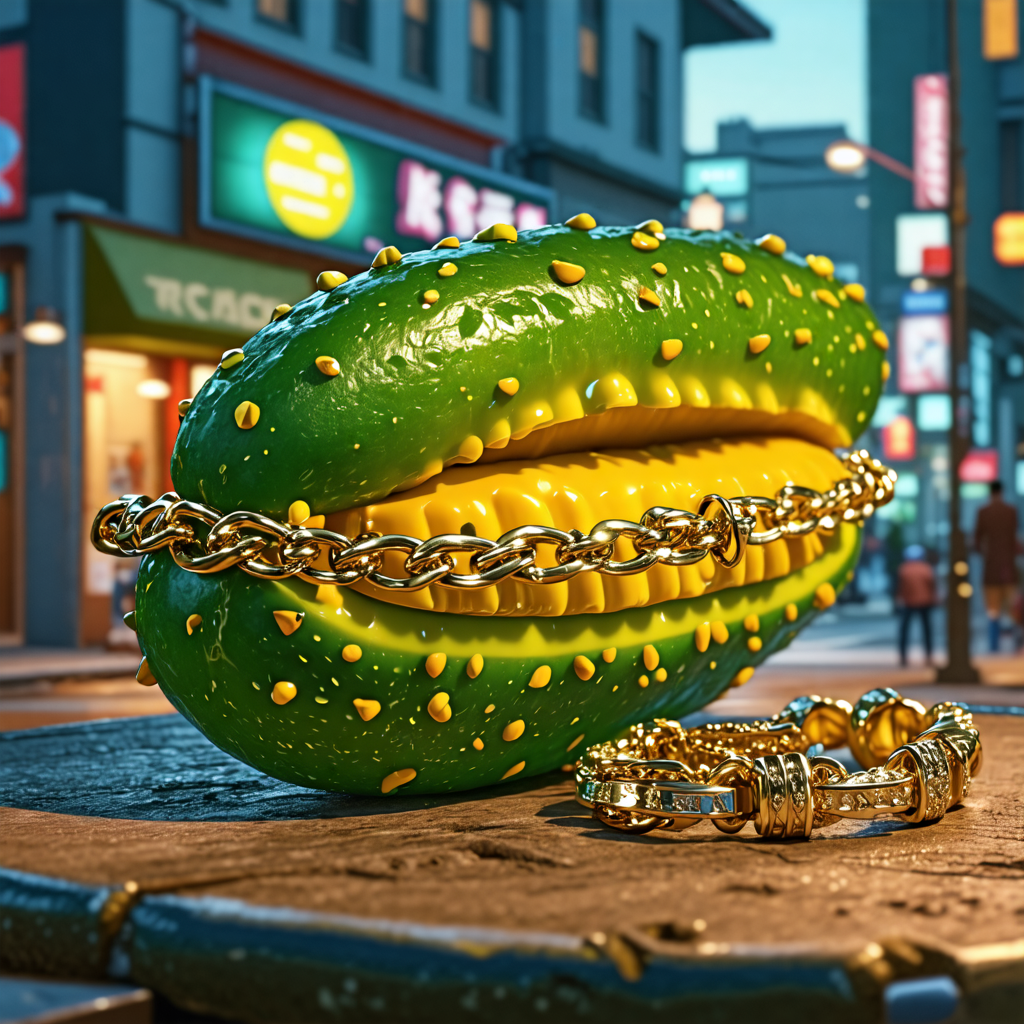 pickle, billboard, bracelet