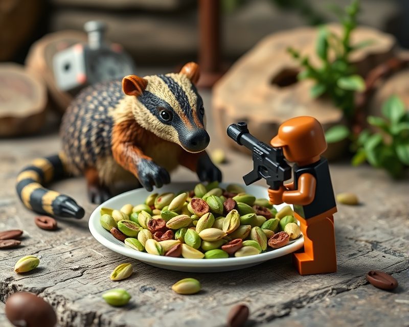 pistachio, plate, anteater, lego, gun