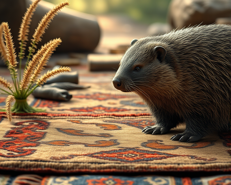 rug, beaver