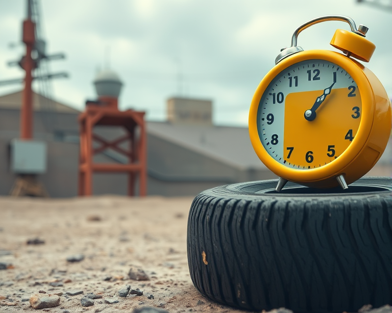 sandwich, yellow, tire, clock, volleyball