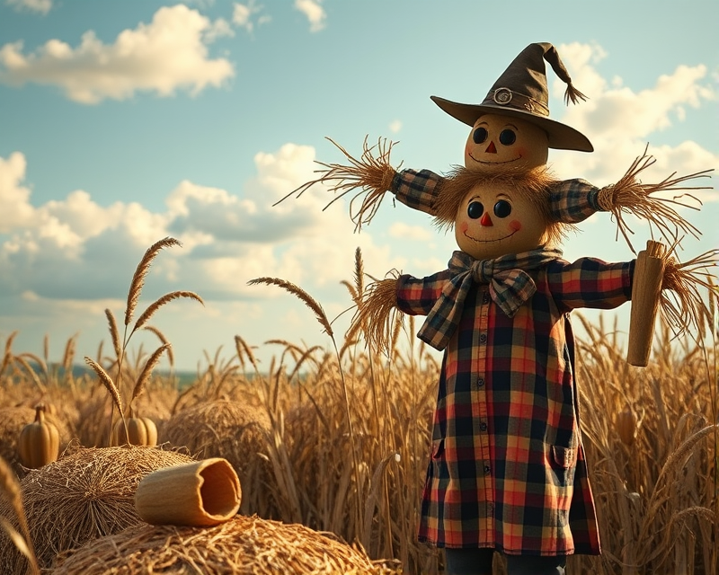 scarecrow, bread