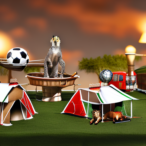 soccer, bridge, alligator, train, fork, crown, pepper, cheetah, tent, plate