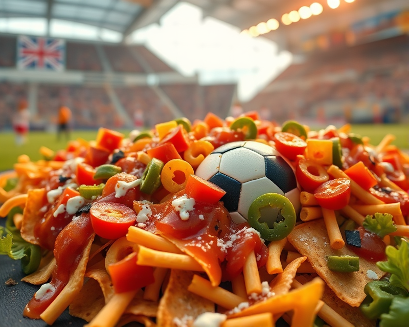 soccer, nachos