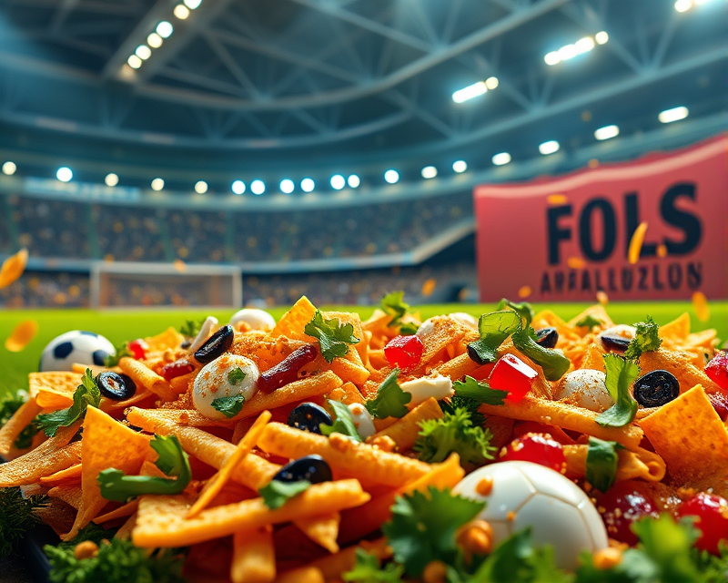 soccer, nachos