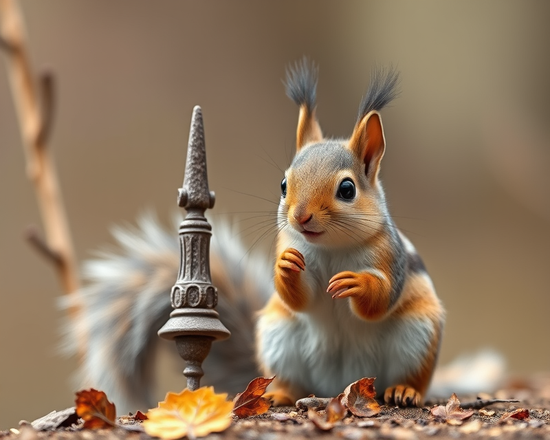 squirrel, trophy