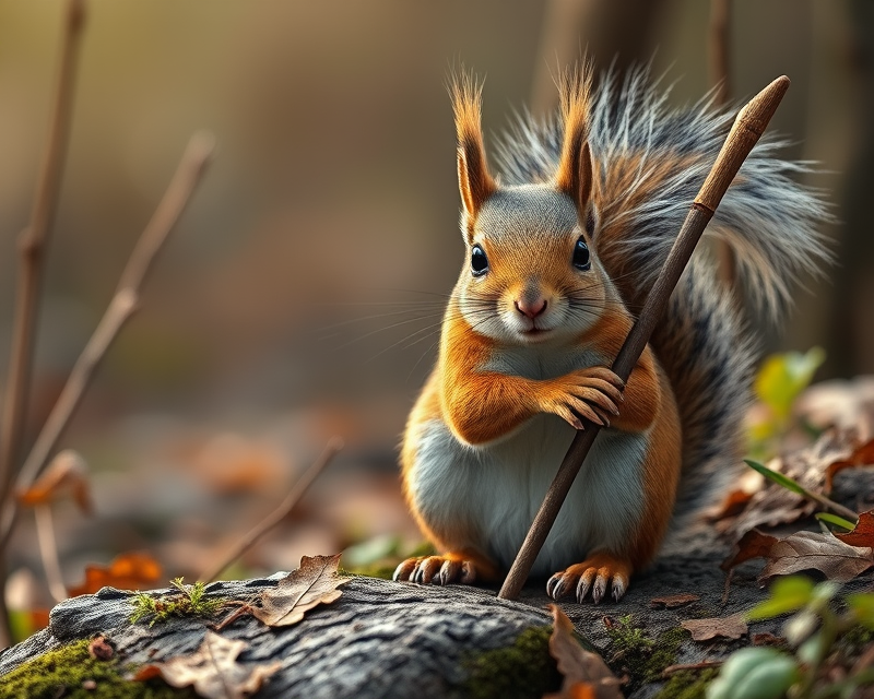 squirrel, trophy