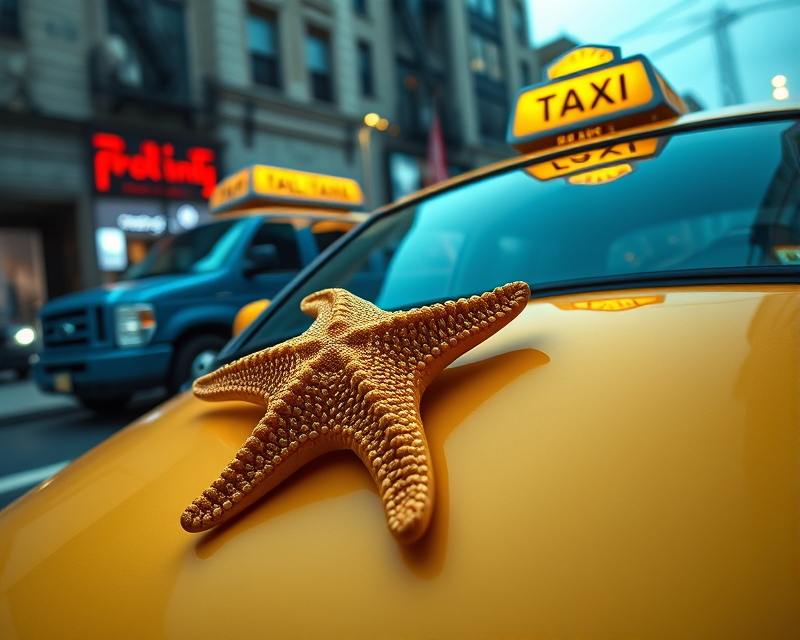 starfish, taxi