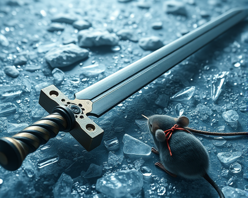 sword, ice, mouse