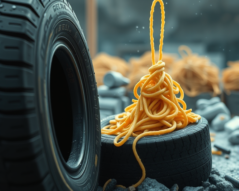 tire, noodle