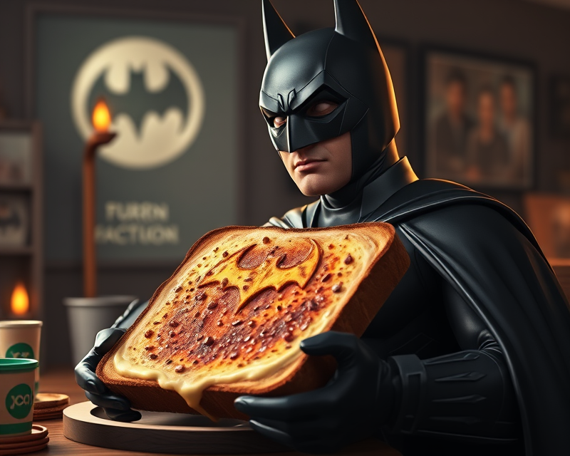 toast, batman