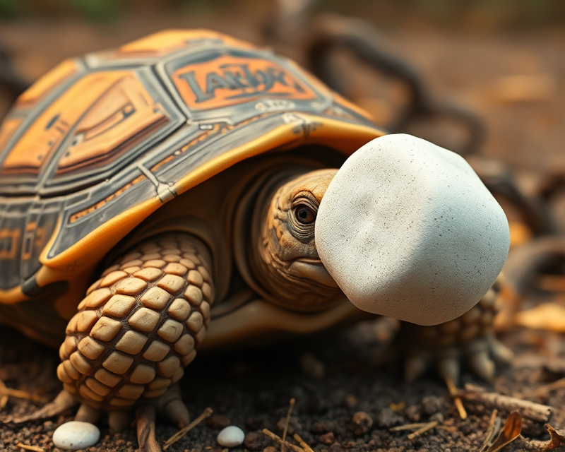 tortoise, marshmallow