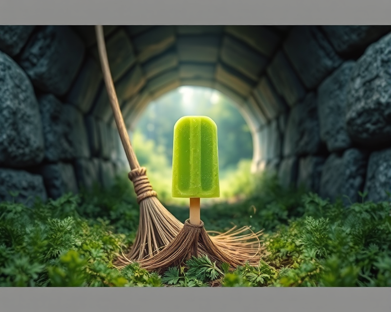 tunnel, broom, parsley, popsicle, panther