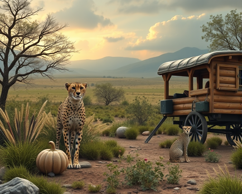 turnip, box, wagon, cheetah