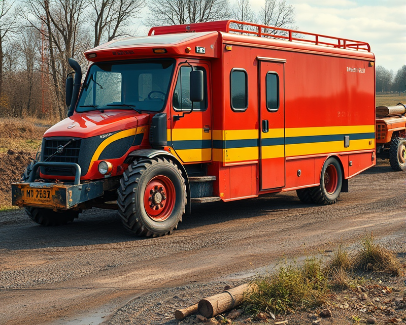 van, tractor